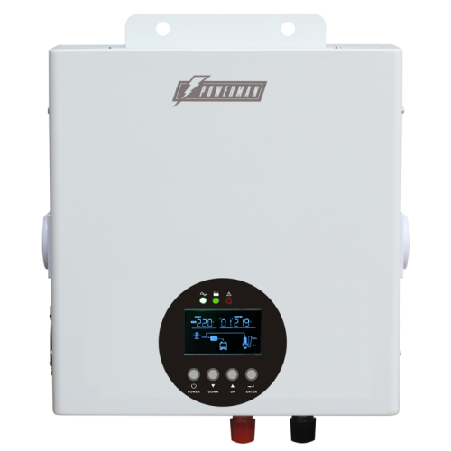 Источник бесперебойного питания/ ИБП POWERMAN Smart 1000 HYBRID, линейно-интерактивный, 1000ВА/600Вт, 165-265В, 2 евророзетки, внешняя свинцово-кислотная (AGM, GEL, FB) или LiFePO4 батарея на 12В емкостью от 65Ач  (не входит в комплект поставки), ток заря