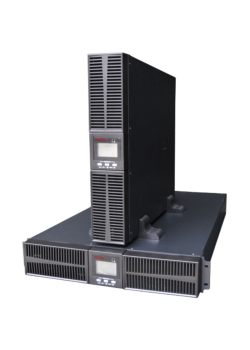 Онлайн ИБП ДКС серии Small Rackmount, 3000 ВА/2700 Вт, 1/1, 8xIEC C13, EPO, USB, RS-232, RJ45, Rack 2U, 6x9Ач
