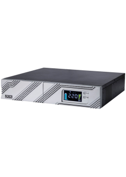 ИБП SRT-3000A, линейно-интерактивный, 3000ВА, 2700Вт, LCD, Rack/Tower, 8 розеток IEC320 C13 и 1 розетка C19 с резервным питанием, USB, RS-232, слот под SNMP карту, EPO, защита RJ45, ШхГхВ 428х669х84мм., вес 36.8кг./ UPS POWERCOM SRT-3000A, line-interactiv