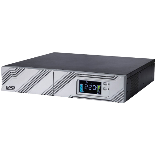 ИБП SRT-3000A, линейно-интерактивный, 3000ВА, 2700Вт, LCD, Rack/Tower, 8 розеток IEC320 C13 и 1 розетка C19 с резервным питанием, USB, RS-232, слот под SNMP карту, EPO, защита RJ45, ШхГхВ 428х669х84мм., вес 36.8кг./ UPS POWERCOM SRT-3000A, line-interactiv