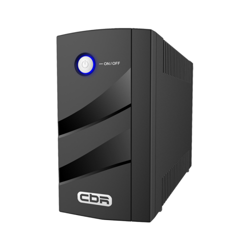 Башенный линейно-интерактивный ИБП/ ИБП CBR [ELN-875T-2F-LD] Line Interactive  875VA/480W 6Ah12V 2 x Shuko