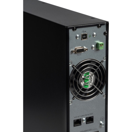 8773 SKAT-UPS 3000-RACK-ON-6X9-E P3 ИБП 3000ВА/3000 Вт, 2U, On-Line, синус, встр. АКБ 72В (6x9Ач), 8хC13+1xC19, USB, RS232, RS485, параллельный порт, слот для карт (SNMP, реле), EPO, ШхГхВ 440х605х88, масса 30.4 кг