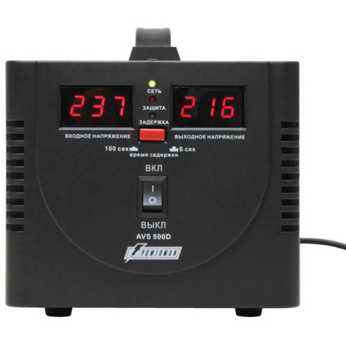 Стабилизатор напряжения Powerman AVS 500 D Black (6015735) AVS 500 D Black (445932) {6} Стабилизатор напряжения Powerman AVS 500 D Black (6015735) AVS 500 D Black (445932) {6}