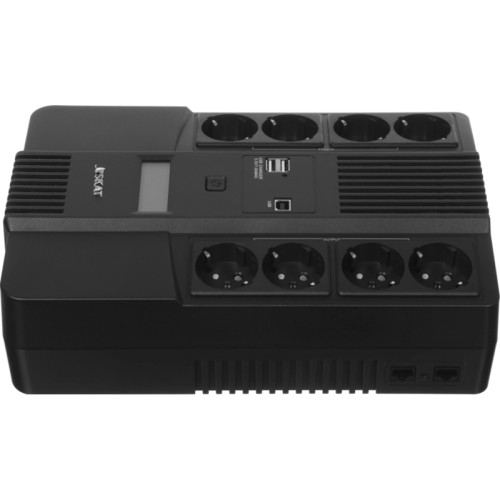 Источник бесперебойного питания Бастион SKAT-UPS 800-AID-IN-1x9-8 480Вт 800ВА черный