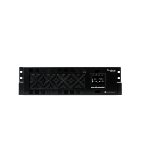 ИБП Systeme Electric Smart-Save Online SRV 10000 ВА, монтаж в стойку 5U, 230 В, 1:1, клеммный вход/выход, SmartSlot, LCD, USB, версия с возможностью увеличения времени автономии, 2 кор.