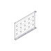 Fixed shelf Systeme Electric, Uniprom series, 1U, 650mm, 120kg
