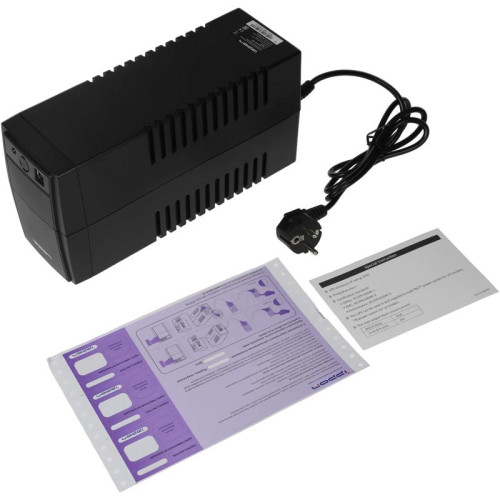 Источник бесперебойного питания Ippon Back Basic 1050 600Вт 1050ВА черный