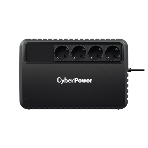 ИБП CyberPower BU850E, Line-Interactive, 850VA/425W, 4 Schuko розетки, Black, 0.2х0.15х0.2м., 5кг./ UPS Line-Interactive CyberPower BU850E 850VA/425W (4 EURO)