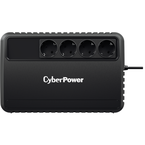 ИБП CyberPower BU850E, Line-Interactive, 850VA/425W, 4 Schuko розетки, Black, 0.2х0.15х0.2м., 5кг./ UPS Line-Interactive CyberPower BU850E 850VA/425W (4 EURO)