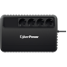 ИБП CyberPower BU850E, Line-Interactive, 850VA/425W, 4 Schuko розетки, Black, 0.2х0.15х0.2м., 5кг./ UPS Line-Interactive CyberPower BU850E 850VA/425W (4 EURO)