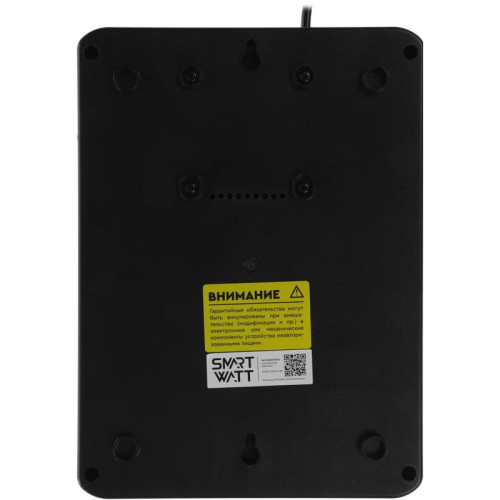 Источник бесперебойного питания Smartwatt SAFE PRO LCD 1000 600Вт 1000ВА черный