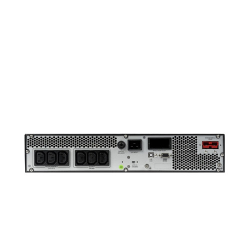 ИБП Systeme Electric Smart-Save Online SRV 2000 ВА, конвертируемый форм-фактор 4U, 230 В, 6 розеток  IEC C13, SmartSlot, LCD, USB HID, версия с возможностью увеличения времени автономии, 2 кор.