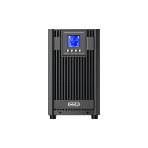 Башенный ИБП с топологией двойного преобразования/ ИБП CBR [ESN-3KT-4F-LCHERSC] Online 3000VA/3000W Tower 4 x Schuko + 1 TB, LCD, HID-USB, RS232, EPO, SNMP slot