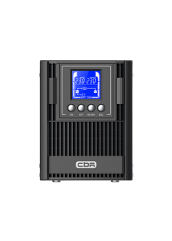 ИБП CBR ESSENCE ESN-1000C Online 1000 VA / 1000 W, Tower, 4 x C13, LCD, HID-USB, RS232, EPO, SNMP slot/ UPS CBR Online Tower