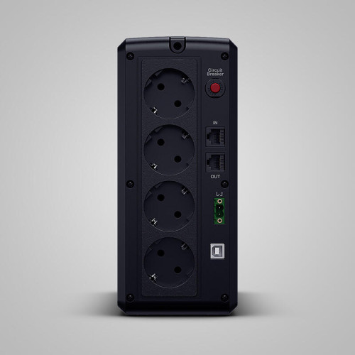 Источник бесперебойного питания/ UPS CyberPower UT1200EG Line-Interactive 1200VA/700W USB/RJ11/45/Dry Contact (4 EURO)