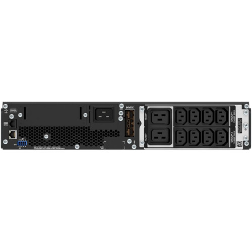 ИБП для монтажа в стойку/ Smart-UPS SRT 3000VA RM, ,  2.7 KВатт / 3.0 kВА, On-Line, Extended-run, Black, Rack, with PowerChute Business Edition sofware,  Smart-Slot, (2) IEC 320 C19, (8) IEC 320 C13