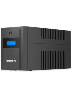 Источник бесперебойного питания Ippon Back Basic 1200 LCD Euro 600Вт 1200ВА черный