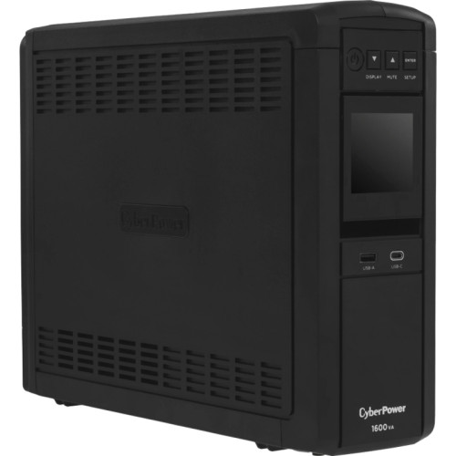 Источник бесперебойного питания/ UPS Line-Interactive CyberPower CP1600EPFCLCD 1600VA/1000W USB/RS-232/RJ11/45/USB/SNMPslot  charger A/С (6 EURO), с чистым синусом при работе от АКБ