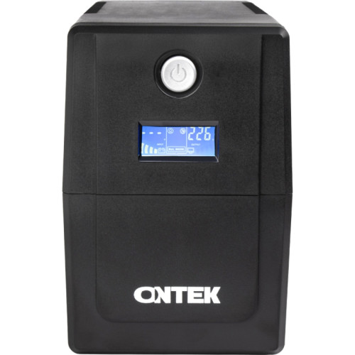 Источник бесперебойного питания/ ONTEK 3S 850 ВА/480 Вт линейно-интерактивный с функцией AVR, выход SCHUKOx2 шт, LCD, USB/RJ45, 7,5Ач х 1шт