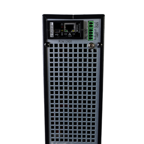 Systeme Electric Smart-Save Online SRT 3000 ВА 2 поколения, конвертируемый форм-фактор 2U, 230 В, 8 розеток IEC C13 + 1хС19, SmartSlot, LCD, USB HID, SNMP карта, RS-232, версия с возможностью увеличения времени автономии
