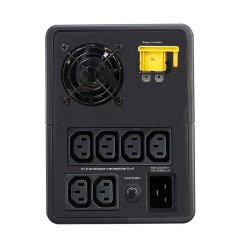 APC Easy UPS 2200VA, 1200W, Line Interactive, Automatic Volt Regulation, 140-300V, (6) IEC C13 Sockets Battery backup, input connections IEC C14 cord 1.2m, dimensions (HxWxD) 190 x 140 x 319 mm, weight 12.2 kg, standard warranty 2 years.