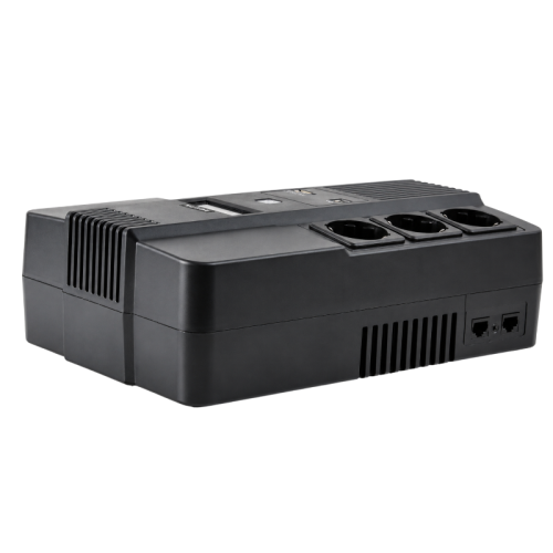 Источник бесперебойного питания NERPA RU 800ВА/480Вт, LCD, 6 розеток Schuko, Зарядка USB, АКБ 9 Ач/12 В