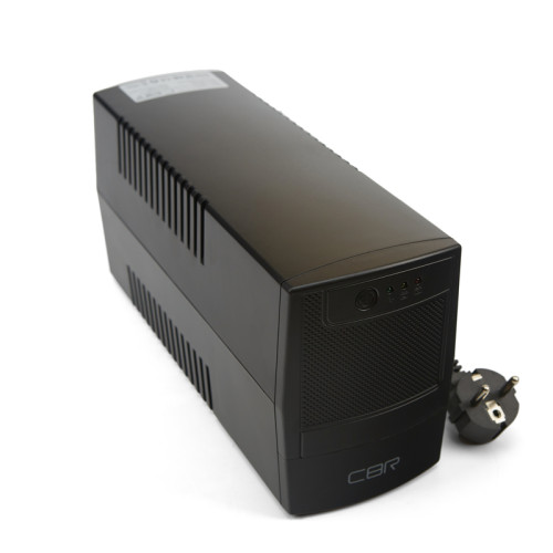 Башенный линейно-интерактивный ИБП/ ИБП CBR [UPS-TWP-101EJ-850] 850VA/510W, Schuko CEE 7 x2 outlets, LED, USB Type-B, RJ11/45 AVR, SEC, 12V/8Ah