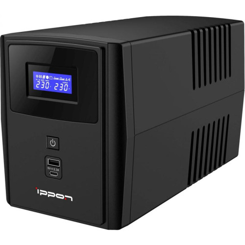 Источник бесперебойного питания Ippon Smart Power Pro II 1200 720Вт 1200ВА черный