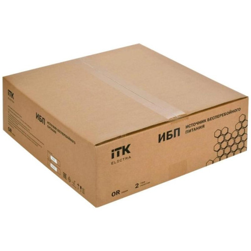 Источник бесперебойного питания ITK ELECTRA OR 1000Вт 1000ВА черный