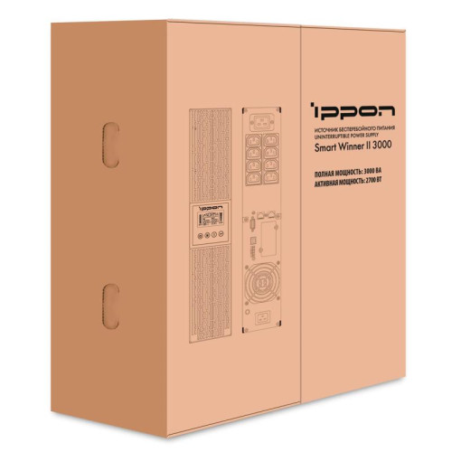 Источник бесперебойного питания Ippon Smart Winner II 3000 2700Вт 3000ВА черный