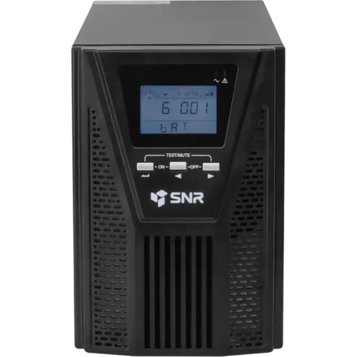 Источник бесперебойного питания онлайн SNR BASE 1000ВА/900Вт, 1ф:1ф, 24В(DC), LCD, 6А(ЗУ), без АКБ/ Online, Tower, UPS