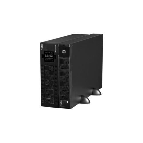 ИБП Systeme Electric Smart-Save Online SRV 10000 ВА, монтаж в стойку 5U, 230 В, 1:1, клеммный вход/выход, SmartSlot, LCD, USB, версия с возможностью увеличения времени автономии, 2 кор.