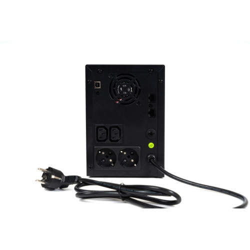 453 SKAT-UPS 3000-IN-4x9 ИБП Line interactive, 220 В, 3000ВА/1800Вт, LCD, 4 АКБ 9Ач, вых. роз 2Schuko + 2 C13, USB, RJ45,  внутр. меандр. стабилизация напряжения, ШГВ 145х213х436, вес 23кг