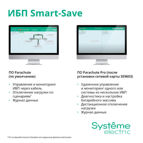 ИБП Systeme Electric Smart-Save SMT 750 ВА, монтаж в стойку 1U, 230 В, 4 розетки IEC C13, SmartSlot, AVR, LCD, USB HID ИБП Systeme Electric Smart-Save SMT 750 ВА, монтаж в стойку 1U, 230 В, 4 розетки IEC C13, SmartSlot, AVR, LCD, USB HID