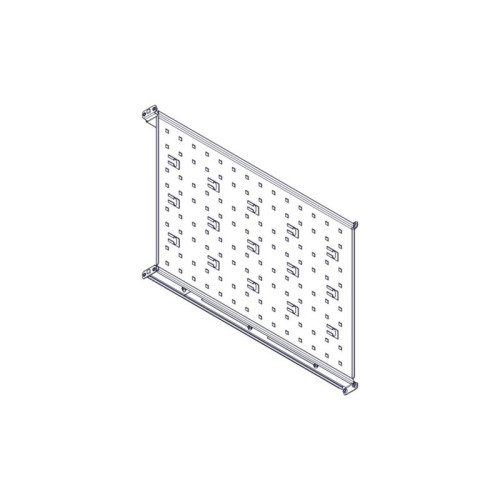 Fixed shelf Systeme Electric, Uniprom series, 1U, 650mm, 120kg