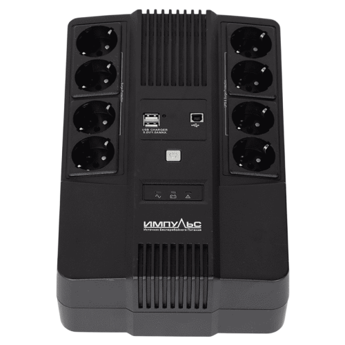 ИБП МАСТЕР 800, 800/480 ВА/Вт, LED, USB, RJ11/RJ45, SCHUKOx8/ line-interactive AS brick