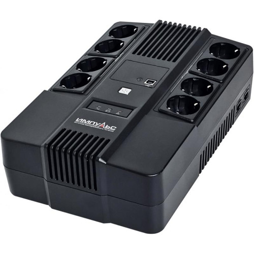 Источник бесперебойного питания Импульс Мастер 1000 600Вт 1000ВА черный