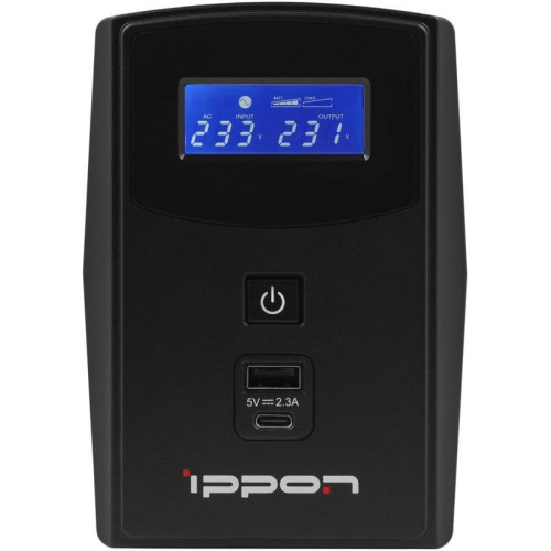 Источник бесперебойного питания Ippon Back Power Pro II 500 300Вт 500ВА черный