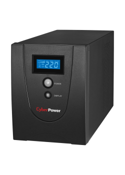 ИБП CyberPower VALUE 2200EI, Line-Interactive, 2200VA/1320W, USB&Serial, RJ11/RJ45, 6 IEC-320 С13 розеток, Black, 0.16х0.21х0.35м., 14.7кг./ UPS Line-Interactive CyberPower VALUE2200EILCD 2200VA/1320W USB/RS-232/RJ11/45 (6 IEC С13)