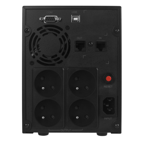 ИБП CyberPower VALUE 2200E, Line-Interactive, 2200VA/1320W, USB&Serial, RJ11/RJ45, 4 Schuko розетки, Black, 0.16х0.21х0.35м., 15.8кг./ UPS Line-Interactive CyberPower VALUE2200ELCD 2200VA/1320W USB/RS-232/RJ11/45 (4 EURO)