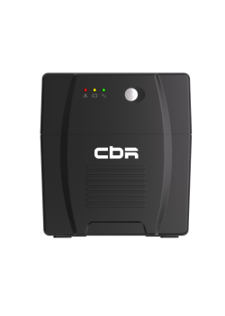 Башенный линейно-интерактивный ИБП/ ИБП CBR [UPS-TWK-101EJ-1000] 1000VA/600W, Schuko CEE 7 x4 outlets, LED, USB Type-B, RJ11/45, AVR, 12V/7Ah*2