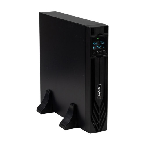 8764 SKAT-UPS 1500-RACK-ON-3X9 P3 ИБП 1500ВА/1500 Вт, 2U, On-Line, синус, встр. АКБ 36В (3x9Ач), 2хSchuko, USB, RS232, RS485, параллельный порт, слот для карт (SNMP,реле), EPO, ШхГхВ 440х460х88, масса 19.4 кг