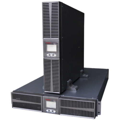 Онлайн ИБП ДКС серии Small Rackmount, 2000 ВА/1800 Вт, 1/1, 8xIEC C13, EPO, USB, RS-232, RJ45, Rack 2U, 4x9Ач