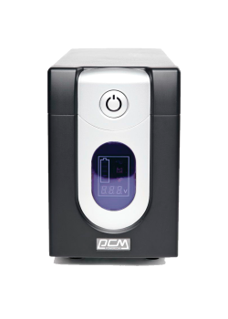 ИБП Powercom IMD-1025AP, LCD, линейно-интерактивный, 1025 ВA, 619 Вт, 4 розетки IEC320 C13 с резервным питанием,  2 розетки IEC320 C13 с фильтрацией, USB, защита RJ45/RJ11, ШхГхВ 130х382х192мм, 13.4 кг/ UPS Powercom IMD-1025AP, LCD, Line Interactive, 1025