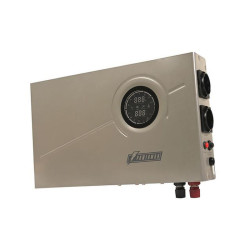 Источник бесперебойного питания/ POWERMAN Smart 500 INV, silver, line-interactive, 500VA/300W, 140-275V, 2 Euro sockets, external battery 12V from 33Ah to 200Ah (not included), charging current 10A, LCD display, wall-mounted, 410mm x 268mm x 70mm, 7.74 kg