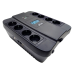UPS SPD-1100U LCD, line-interactive, digital display, 1100 VA, 605 W, 4 Euro sockets with backup power supply, 4 Euro sockets with filtering, USB protection RJ45/RJ11,lead acid battery 12V 9Ач, WxDxH 285х232х103мм, 7.8 kg