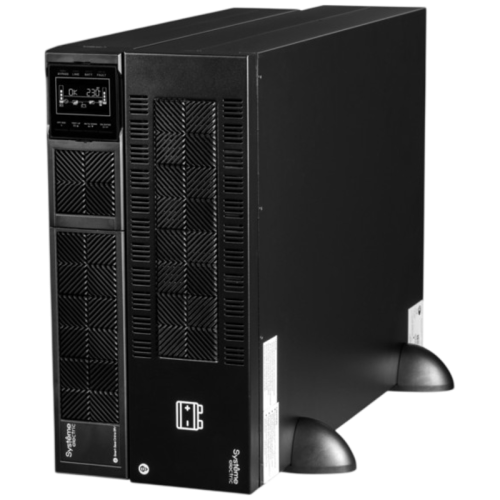 ИБП Systeme Electric Smart-Save Online SRV 6000 ВА, конвертируемый форм-фактор 5U, 230 В, 1:1, клеммный вход/выход, SmartSlot, LCD, USB, версия с возможностью увеличения времени автономии, 2 кор.