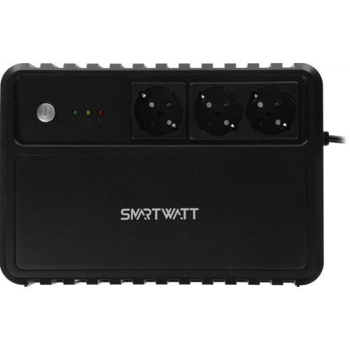 Источник бесперебойного питания Smartwatt Safe 1000 600Вт 1000ВА черный