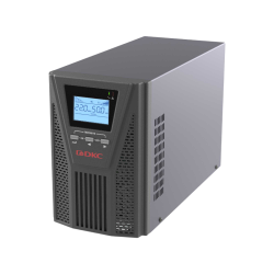 Онлайн ИБП ДКС серии Small Tower, 1000 ВА/900 Вт, 1/1, 2xSchuko, EPO, USB, RS-232, RJ45, з/у 6А, без АКБ