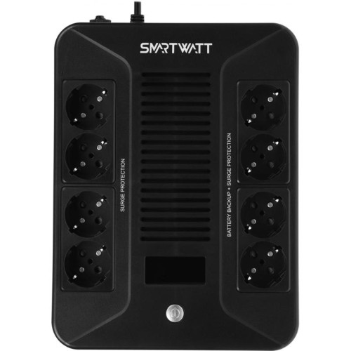 Источник бесперебойного питания Smartwatt SAFE PRO LCD 600 360Вт 600ВА черный